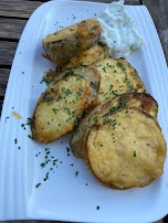 Frittierte Aubergine Mit Dip
